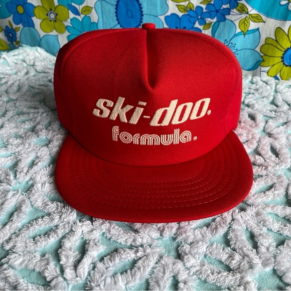 Vintage Ski-doo Formula trucker hat snap back hat - Picture 1 of 8